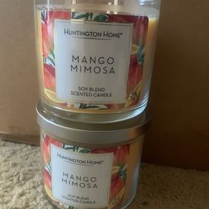 2 Mango Mimosa Huntington Home Candles Discontinued